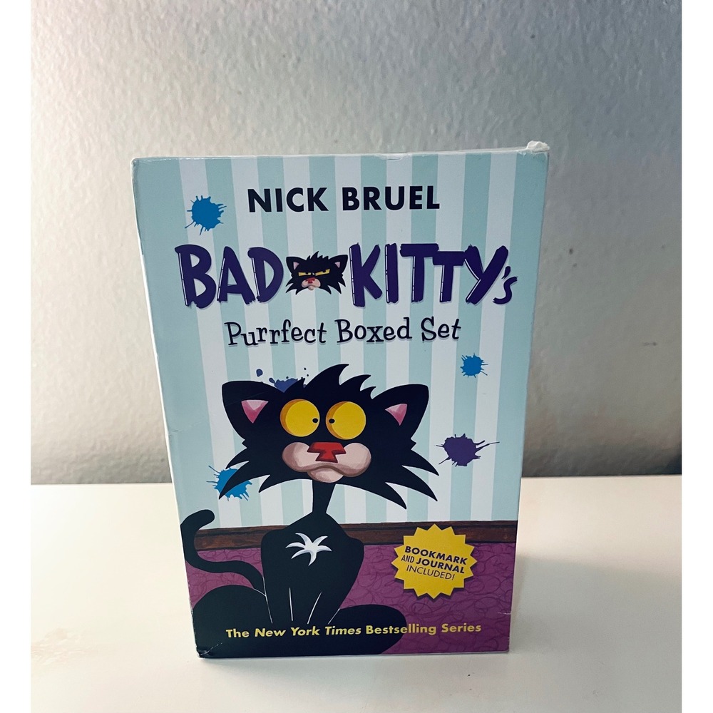 Bad Kitty's Purrfect Boxed Set Nick Bruel 7 Book Collection good condition READ‎